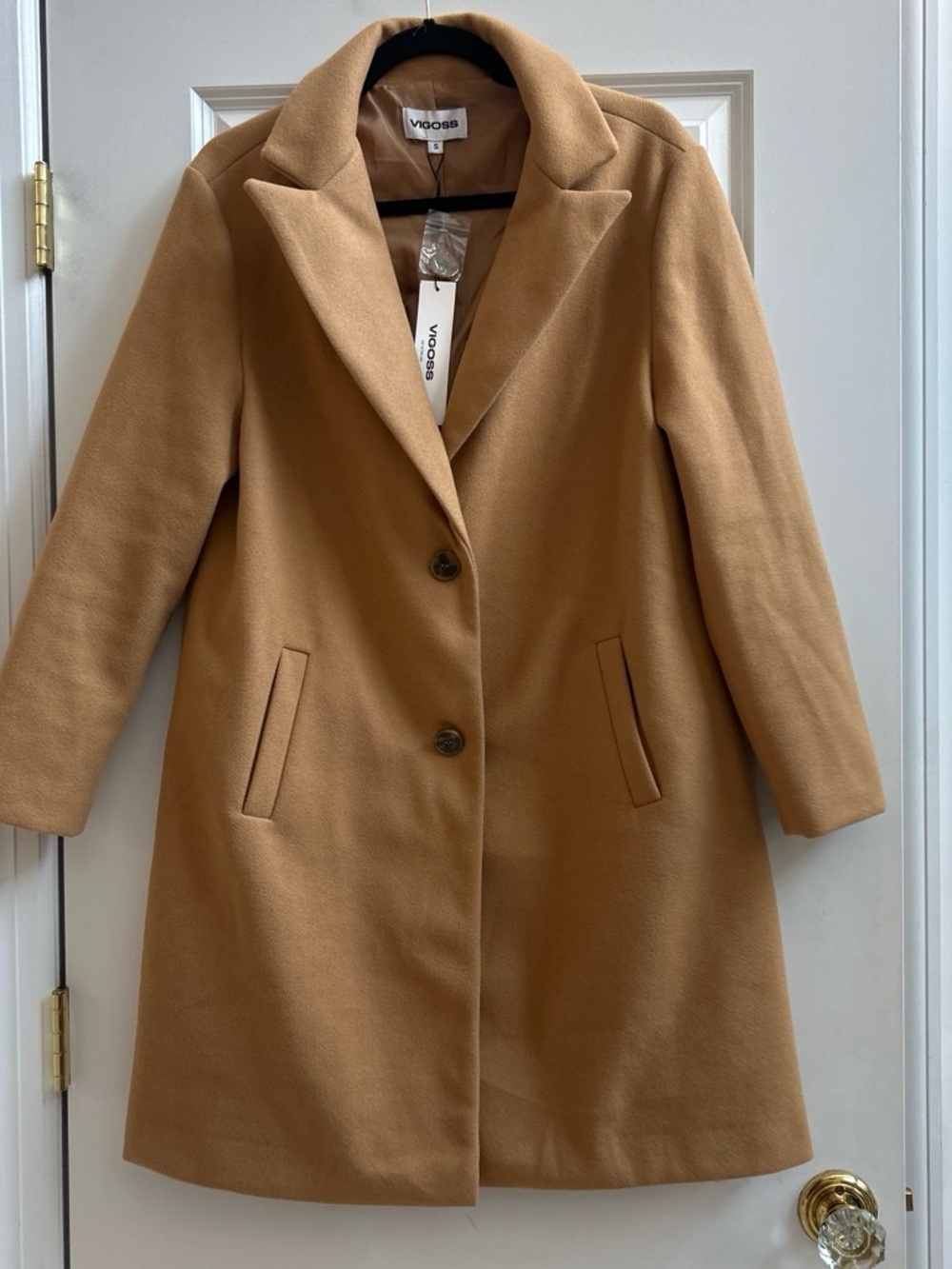 Vigoss Camel Trench Coat